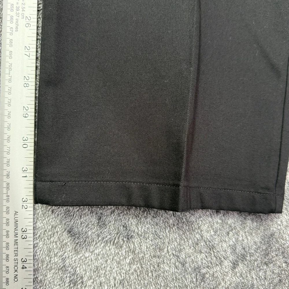 Dockers Pants Classic Fit Mens 42x32 Black Chino Cotton Stretch Straight Leg